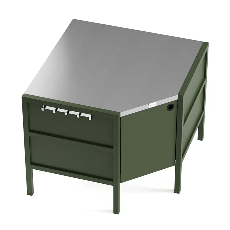 Dulap de colț de sine stătător în aer liber