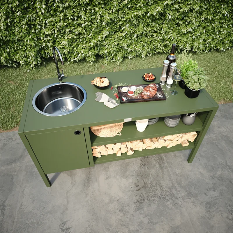 Multi Functional Outdoor Cabinet with Sink