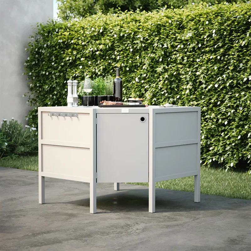 Outdoor Free-Standing Corner Cabinet Outdoor Free-Standing Corner Cabinet
